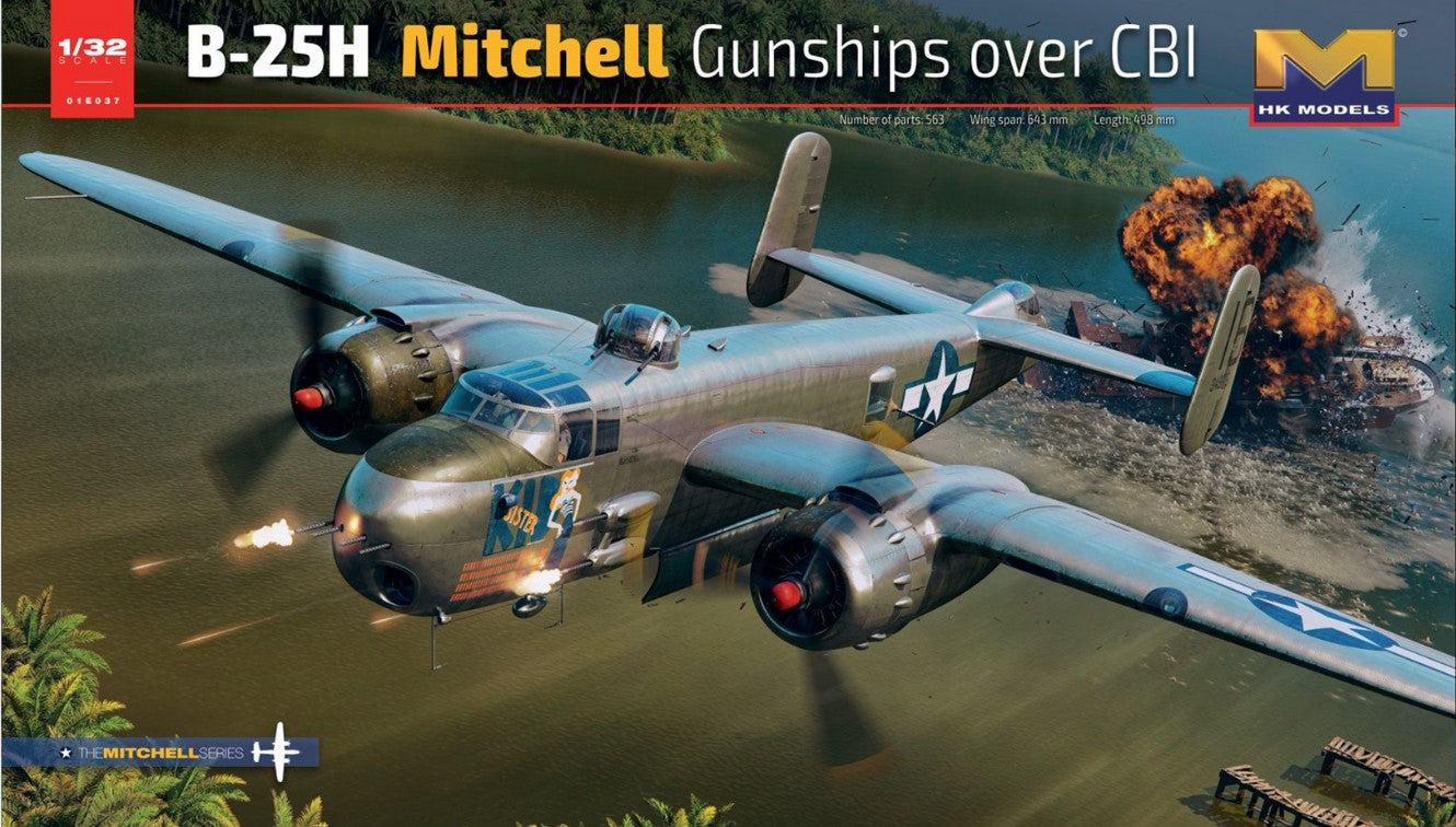 HK MODELS (1/32) B-25H Mitchell Gunships over CBI