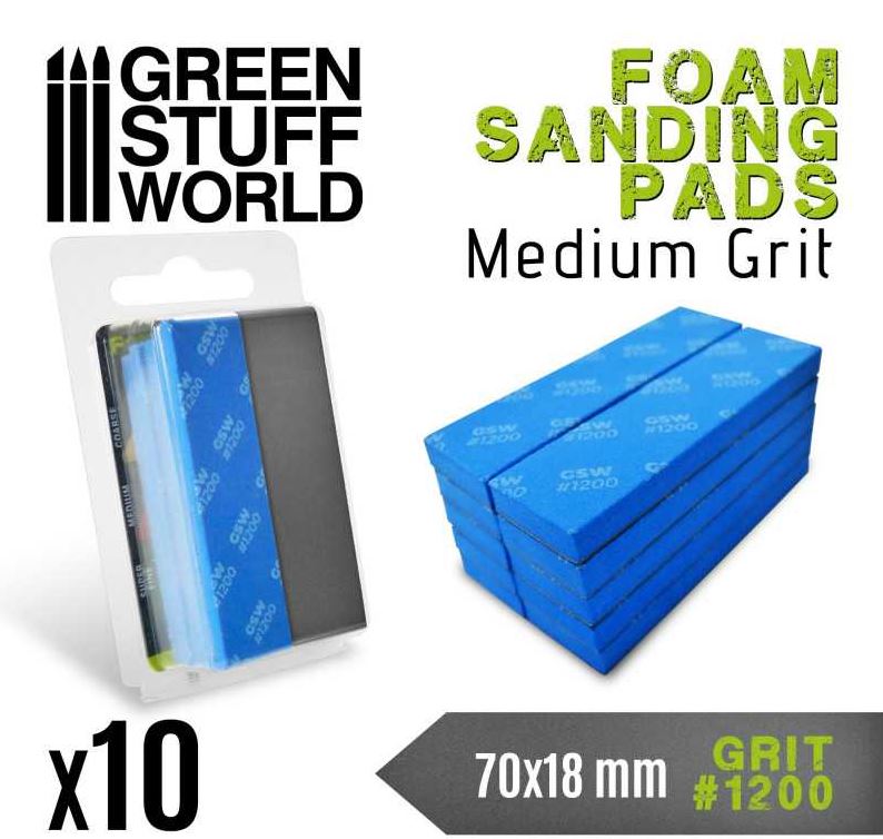 GREEN STUFF Lija Espuma EVA - Grano 1200