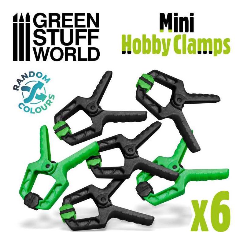 GREEN STUFF Mini Pinzas de Sujecion x6