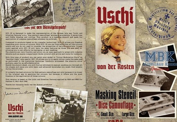 USCHI (1/48) Disc Camo Stencil)