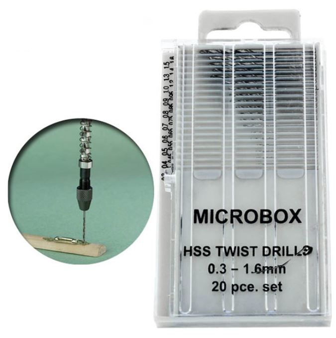 VALLEJO Set 20 minibrocas 0.3-1.6mm