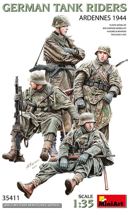 MINIART (1/35) German Tank Riders - Ardennes 1944