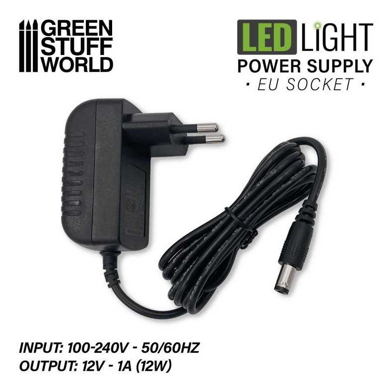 GREEN STUFF WORLD Fuente Alimentacion Luces LED 12v