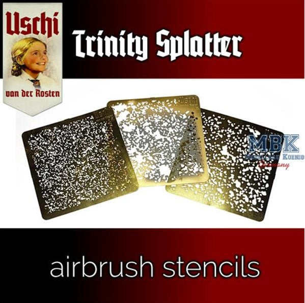 USCHI (1/35) Trinity Splatter airbrush stencils set