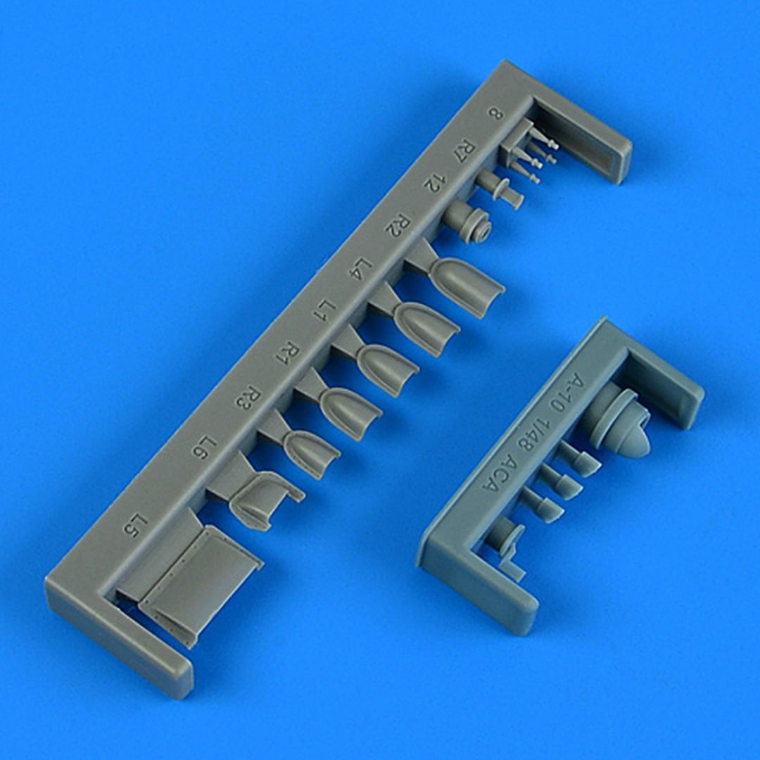 Set de mejora para avión A-10 Thunderbolt II en versiones A y C para maquetas del fabricante acedmy en escala 1:48 fabricado por Quickboost referencia QB49 146