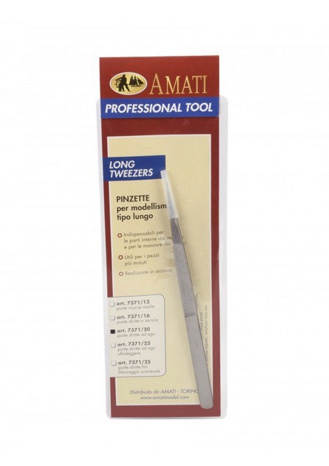 AMATI Pinzas largas de punta recta y delgada