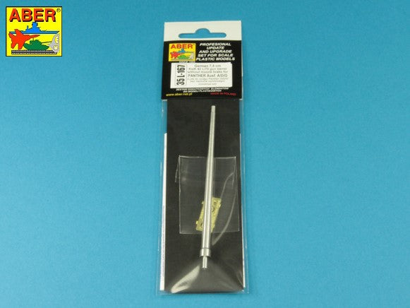 ABER (1/35) German 7.5cmKwK42L/70 Gun Barrel without muzzle brake for Panther Ausf A/D/G or Panther II