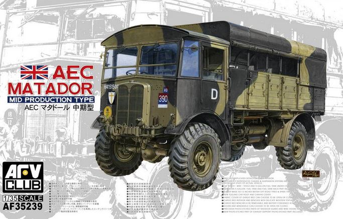 AFV CLUB (1/35) AEC Matador Mid Production Type