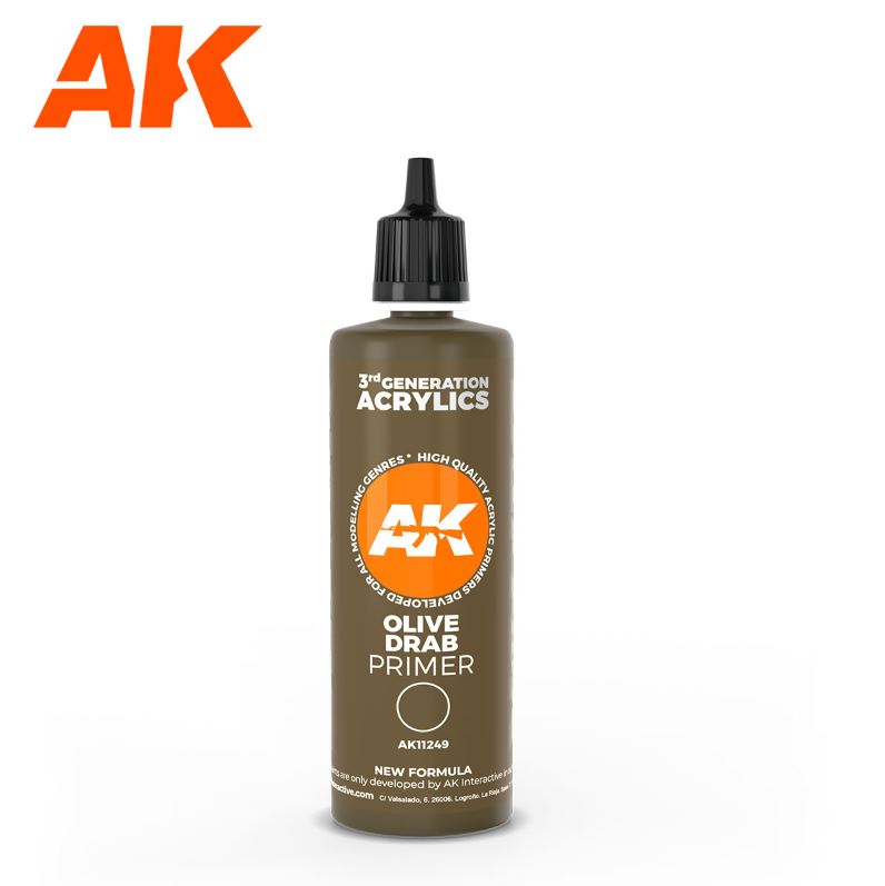 AK INTERACTIVE Imprimación Verde Oliva (100ml)