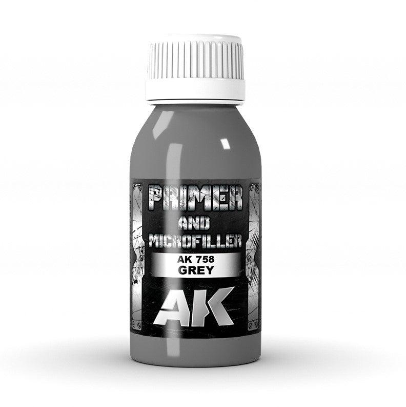 AK INTERACTIVE Imprimación Gris y Microrelleno (100ml)