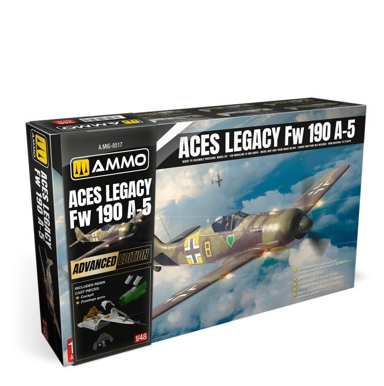 AMMO (1/48) Aces Legacy - Focke Wulf 190 A-5 Edicion avanzada