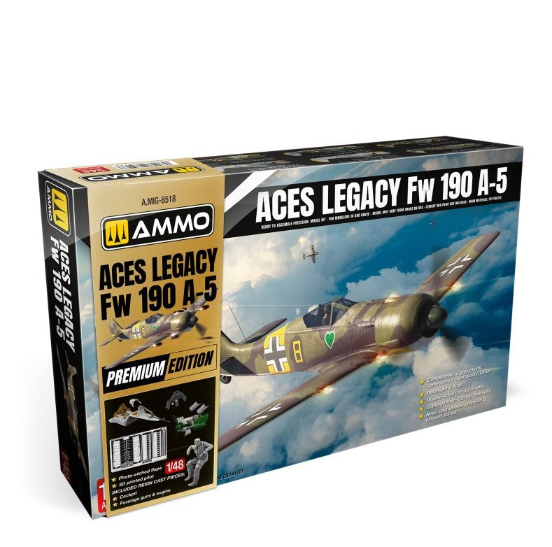 AMMO (1/48) Aces Legacy - Focke Wulf 190 A-5 Edicion premium