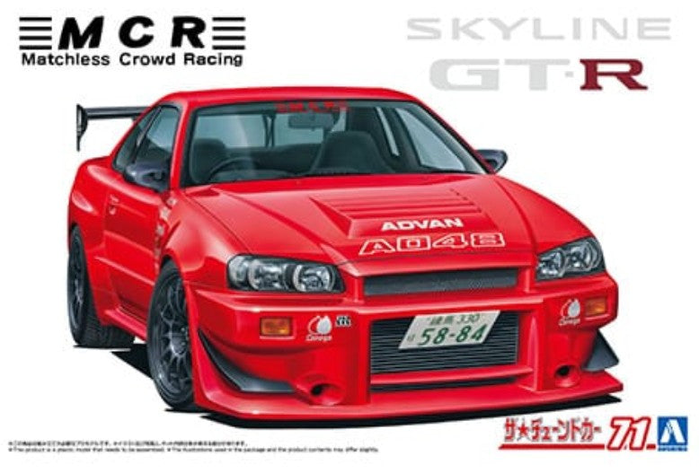 AOSHIMA (1/24) MCR BNR34 Skyline GT-R '02