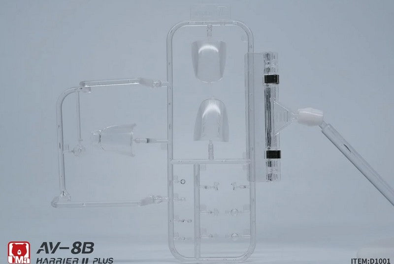 Piezas Transparentes del AV-8B Harrier II Plus de UMa Model D1001
