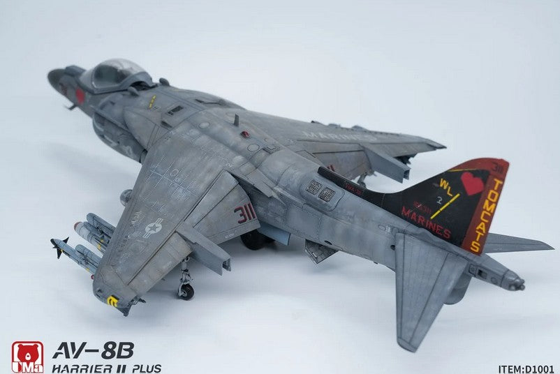 Vista trasera lateral AV-8B Harrier II Plus Tomcats de UMa Model D1001