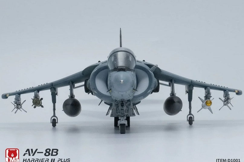 Vista frontal AV-8B Harrier II Plus VMA214 de UMa Model D1001