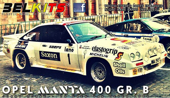 BELKITS (1/24) Opel Manta 400 IEPER 1984