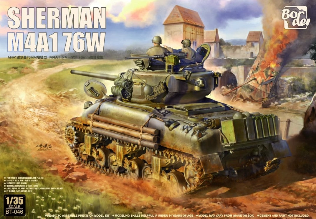 BORDER MODEL (1/35) Sherman M4A1 76W