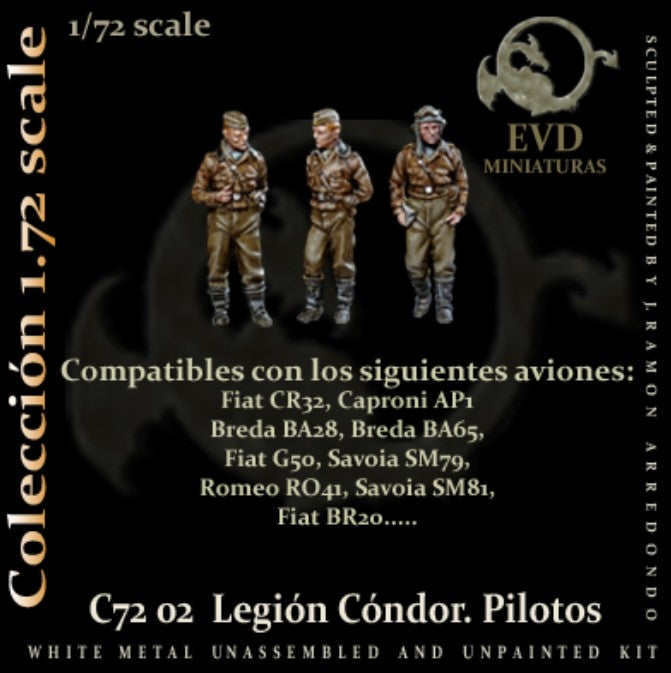 EL VIEJO DRAGON (1/72) Legión Cóndor. Pilotos