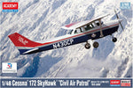 Portada de la caja de la maqueta del avión de patrulla civil aérea Cessna 172 en escala 1:48 de Academy referencia 12367