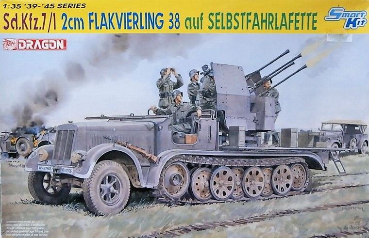 DRAGON (1/35) Sd.Kfz. 7/1 2cm Flakvierling 38 auf Selbstfahrlafette