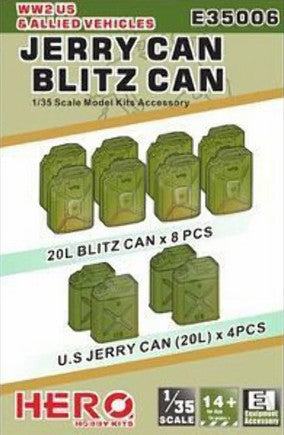 HERO HOBBY KITS (1/35) WWII Jerry Can & Blitz Can Set