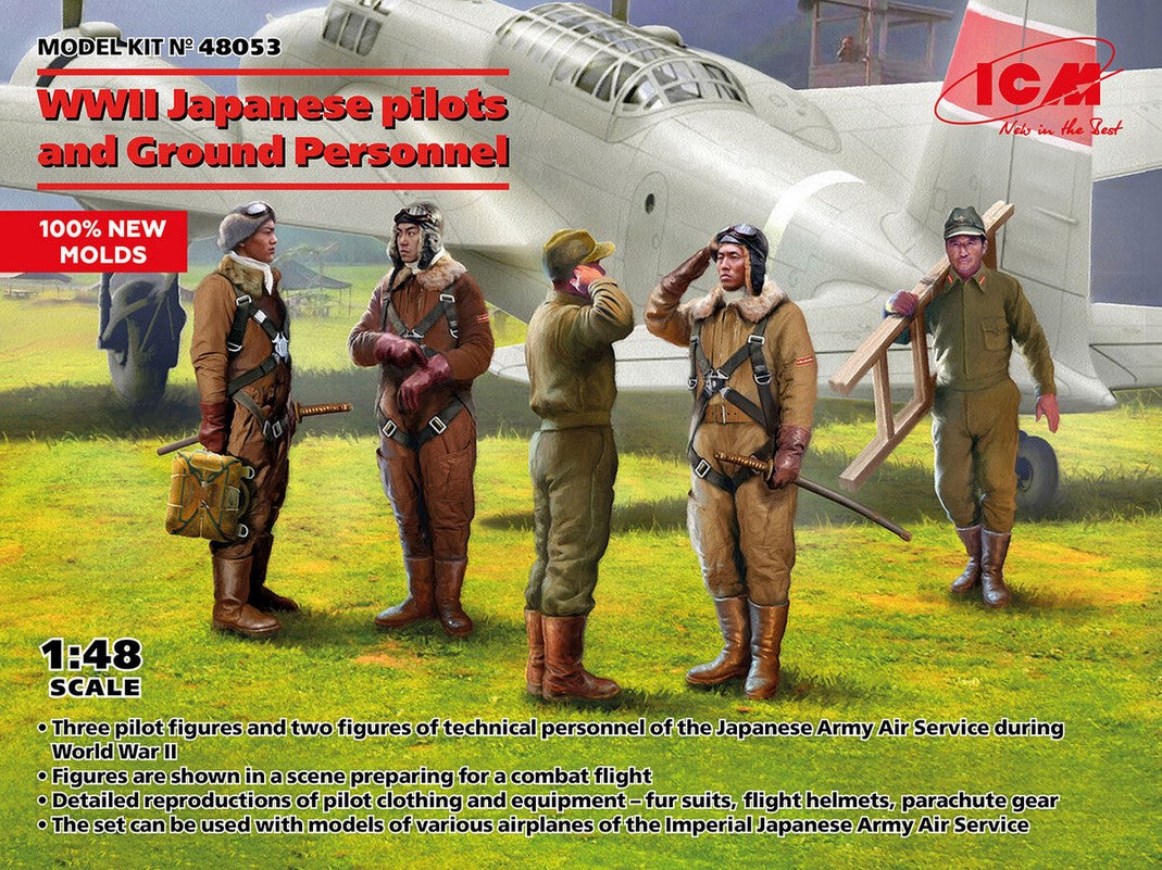 ICM (1/48) WWII Japanese pilots and Ground Personnel