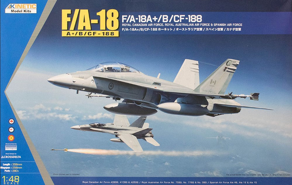 KINETIC (1/48) F/A-18A+/B/CF-188 (calcas españolas)