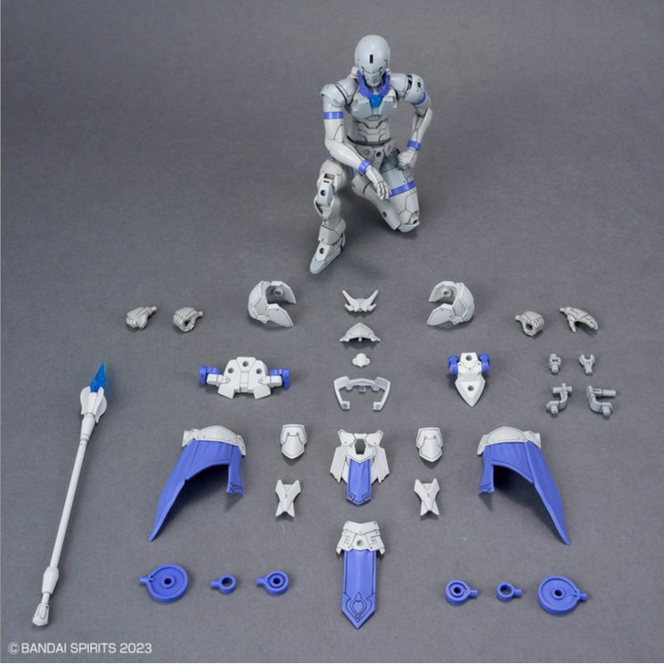 Componentes de la figura Gundam Liber Priest en escala 1/144 de Bandai con referencia 68320