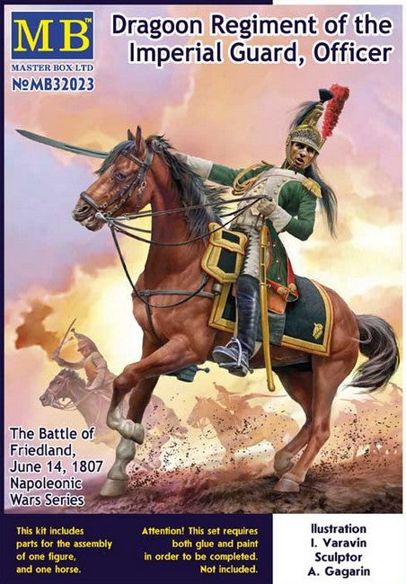 MASTER BOX (1/32) Dragoon Regiment of the Imperial Guard Officer