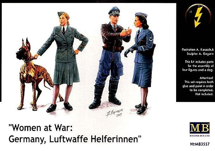 MASTER BOX (1/35) Women at War: Germany, Luftwaffe Helferinnen