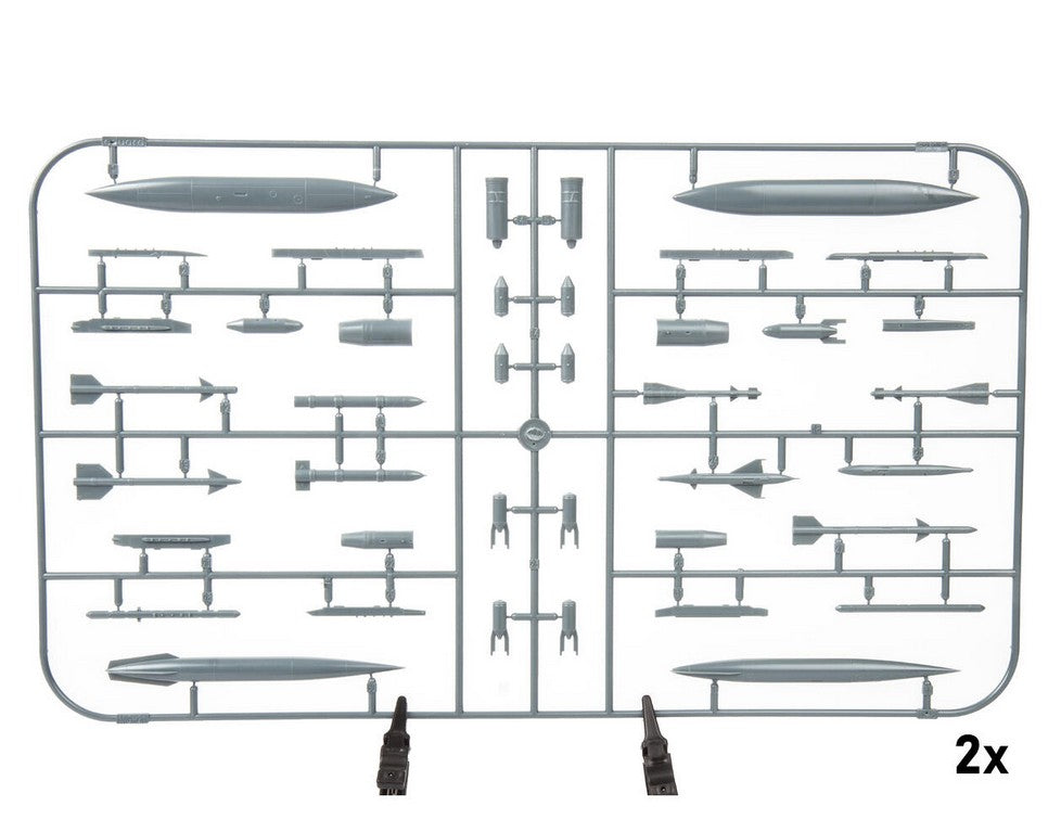 Armamento de la maqueta del MIG-21 PFM en escala 1:48 de Eduard con referencia 84202