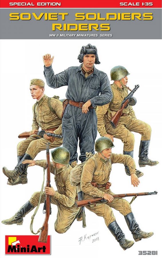 MINIART (1/35) Soviet Soldiers Riders