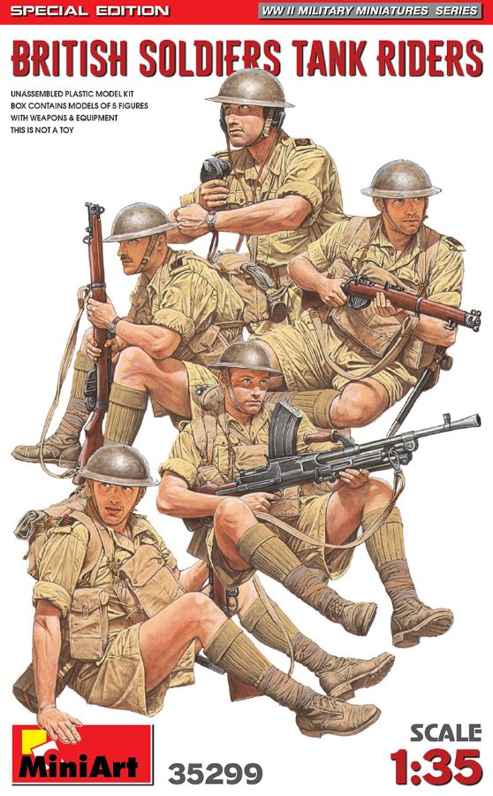 MINIART (1/35) British Soldiers Tank Riders - Special Edition