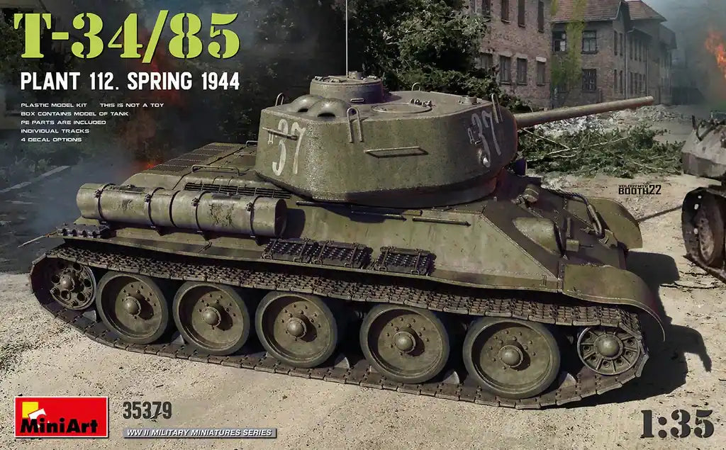 MINIART (1/35) T34/85 Plant 112. Spring 1944