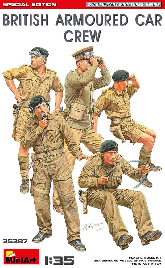 MINIART (1/35) British Armoured Car Crew - Special Edition
