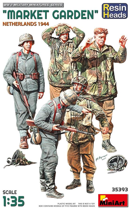 MINIART (1/35)  "Market Garden" Netherlands 1944 (Resin Heads)