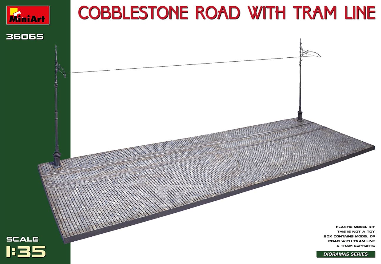 MINIART (1/35) Street section with tram lines