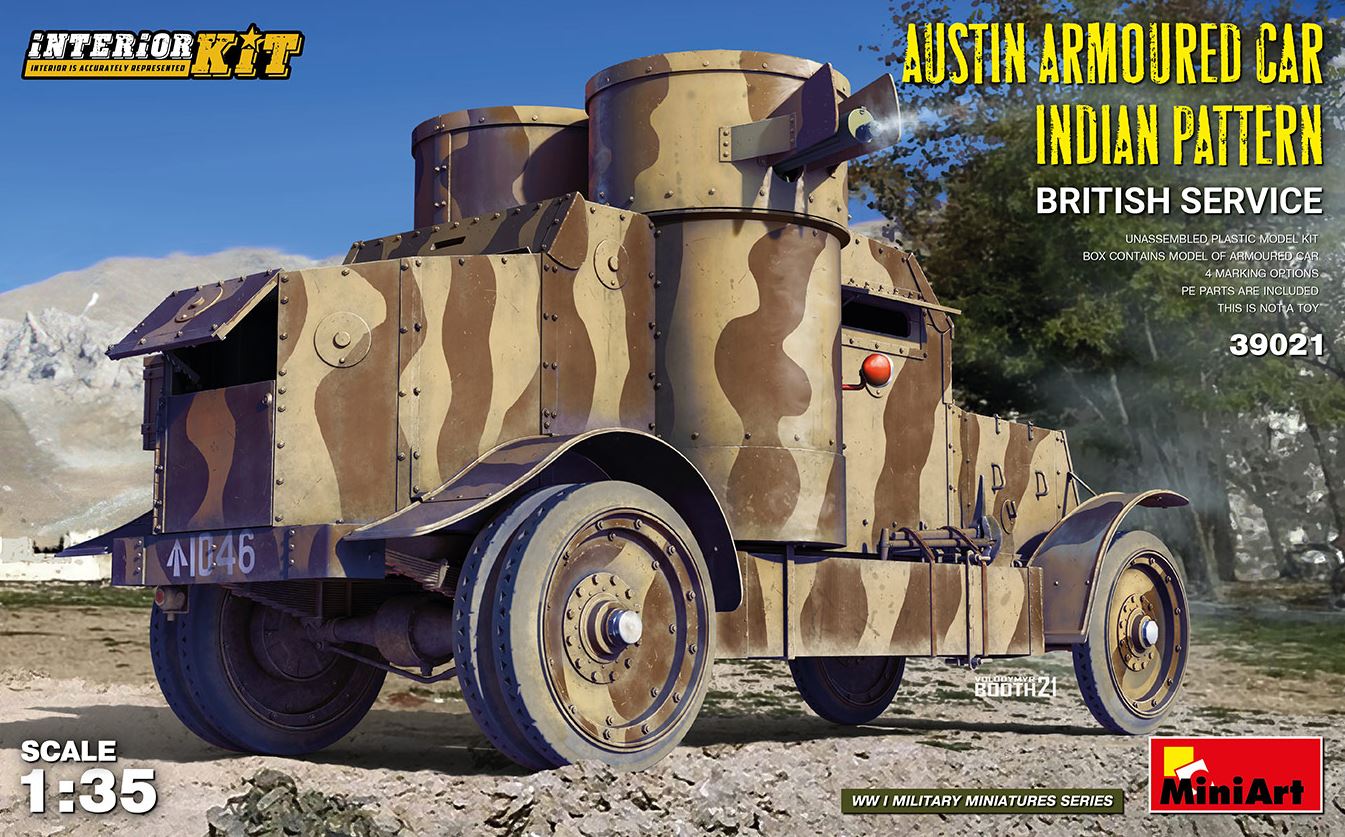 Modélisme Militaire Blindé Britannique Maquette British Armoured Car, Austin, MK III, WW I Era 1/72 Maquette Militaire échelle Modélisme Militaire Blindé Britannique Maquette British Armoured Car, Austin, MK III, WW I Era 1/72 Maquette Militaire échelle