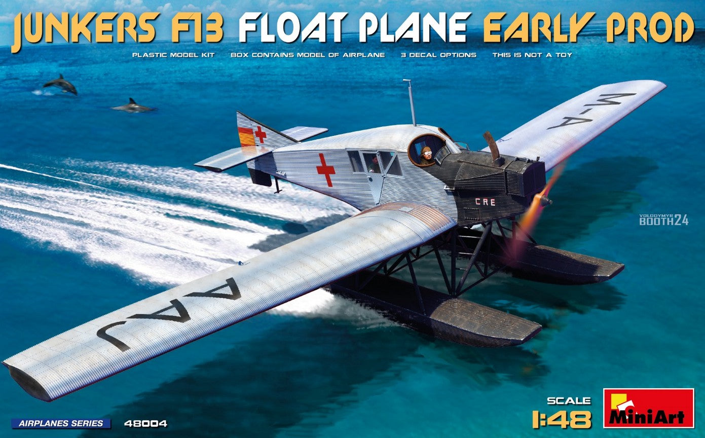 MINIART (1/48) Junkers F13 Float Plane. Early Prod (Calcas Españolas)