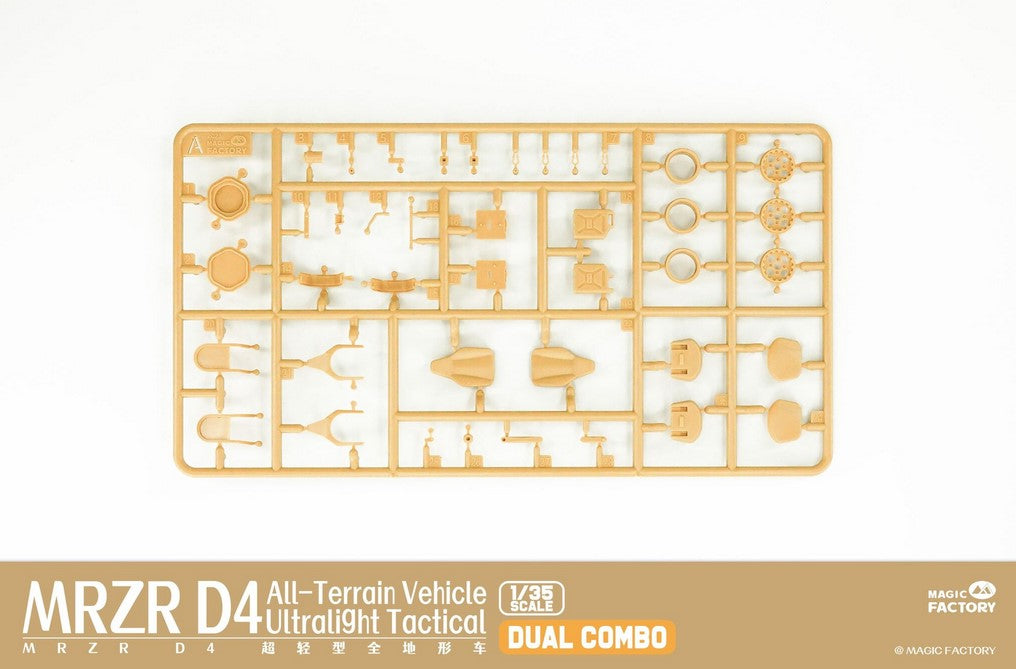 MRZR D4 Vehiculo ligero tactico de exploracion Dual Combo Magic Factory 2005 en escala 1/35 grapa A