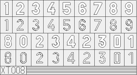 Mascarás con númeraciones alemanes de la Segunda Guerra Mundial en escala 1:35 de Eduard referencia XT 008
