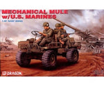 Maqueta de vehículo ligero de 4 ruedas Mule con figuras de Marines en escala 1:35 de Dragon referencia 3317