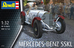 Portada de la caja de la maqueta del Mercedes Benz SSKL en escala 1:32 de Revell referencia 07737