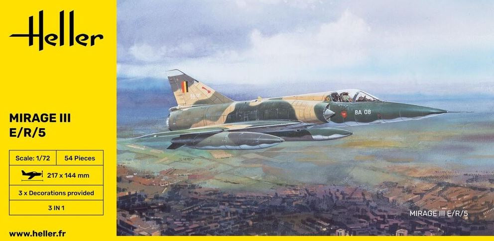 Mirage III E de Heller en 1:72 80323 Portada