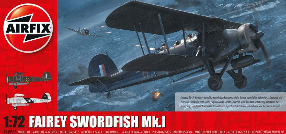 Fairey Swordfish MK.I en 1:72 Airfix A04053B