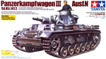 Portada de la maqueta del tanque alemán Panzer III Ausf. N en escala 1:35 de Tamiya con referencia 35290