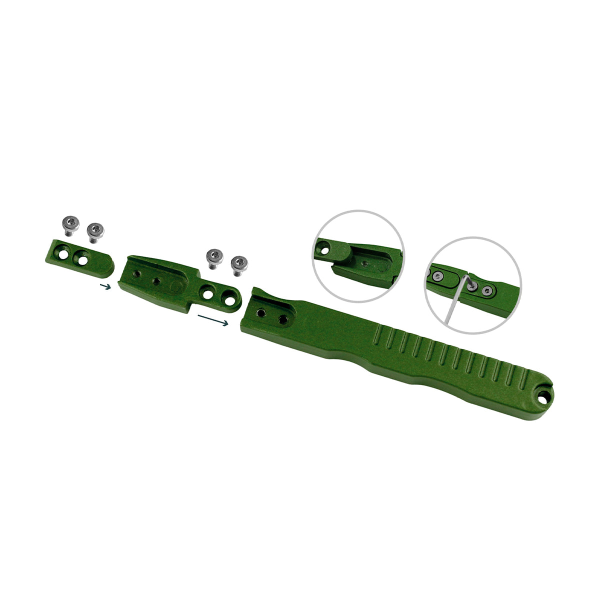 Componentes de la sierra de modelismo de AK referencia 9536