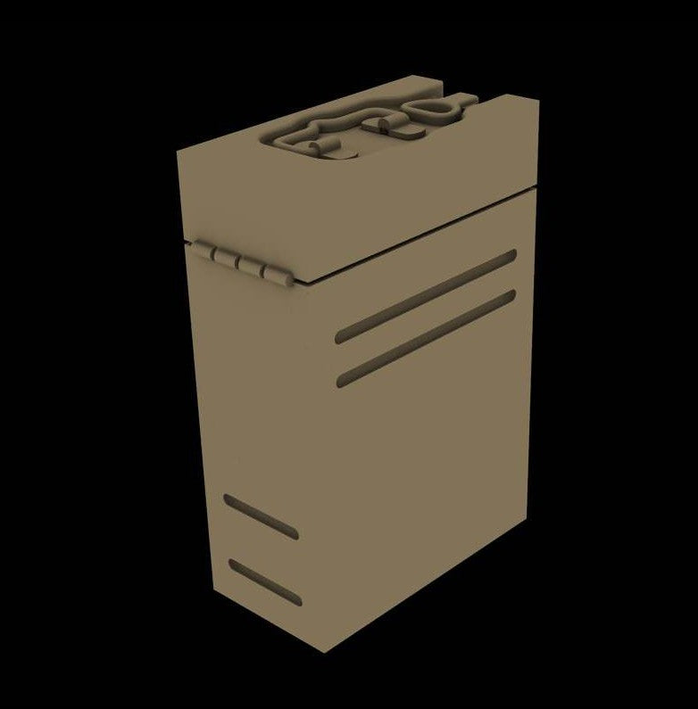 PANZER ART (1/35) Metal ammo boxes for 20mm FlaK38 (12pcs)