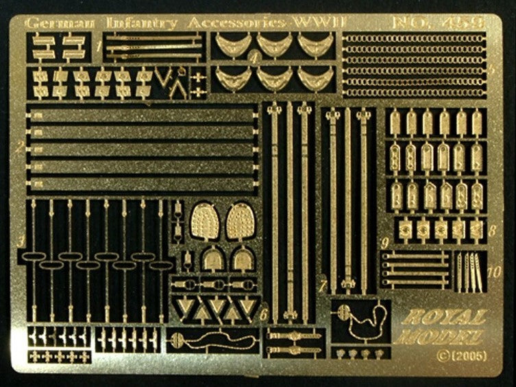 ROYAL MODEL (1/35) German Infantry Accessories - WWII